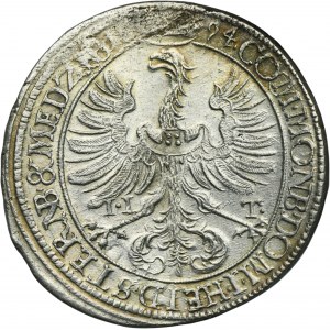 Silesia, Duchy of Oels, Silvius Friedrich, 15 Kreuzer Oels 1694 IIT