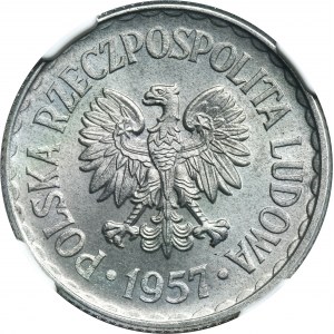 1 zlatý 1957 - NGC MS65 - NEJHORŠÍ VÝROČÍ