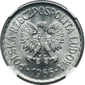 1 zlatá 1966 - NGC MS67 - výborná známka