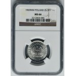 1 złoty 1969 - NGC MS66