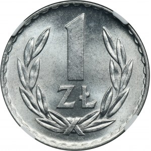 1 złoty 1971 - NGC MS66