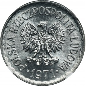 1 złoty 1971 - NGC MS66