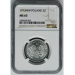 2 złote 1973 Jagody - NGC MS65