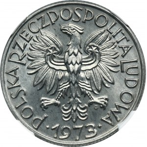 5 złotych 1973 Rybak - NGC MS65