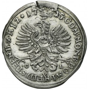 Sliezsko, vojvodstvo Oleśnica, Karol Fryderyk Oleśnicki, 6 Krajcarów Oleśnica 1715 CVL - NIENOTOVANÉ