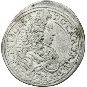 Silesia, Duchy of Oels, Karl Friedrich, 6 Kreuzer Oels 1714 CVL - NIENOTOWANE