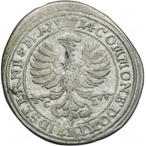 Silesia, Duchy of Oels, Karl Friedrich, 6 Kreuzer Oels 1714 CVL - NIENOTOWANE