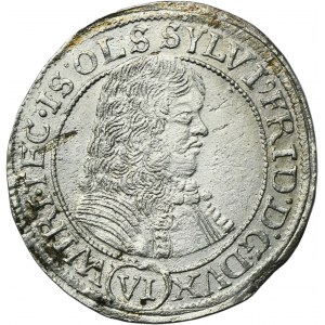 Sliezsko, vojvodstvo Olešnica, Sylvius Frederick, 6 Krajcars Olesnica 1674 SP - NIENOTATED