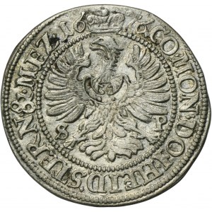 Silesia, Duchy of Oels, Silvius II Friedrich, 3 Kreuzer Oels 1676 SP