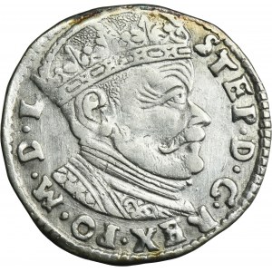 Stephen Bathory, 3 Groschen Vilnius 1584