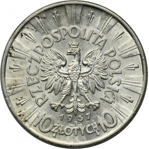 Piłsudski, 10 złotych 1937