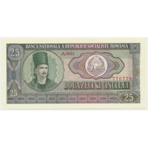 Romania, 25 Lei 1966