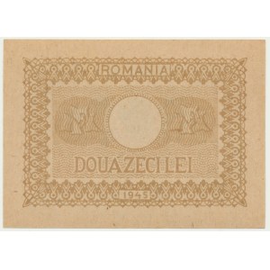 Romania, 20 Lei 1945
