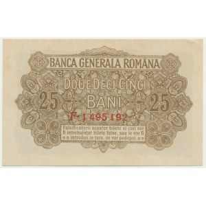 Rumunsko, německá okupace, 25 bani (1917)