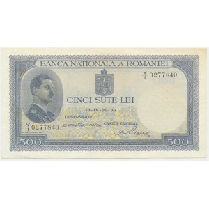 Rumänien, 500 Lei 1936