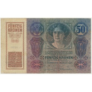 Romania, Transilvania & Banat, 50 Krona 1914 (1919)