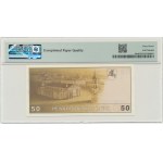 Lithuania, 50 Litu 1991 AB 0000090 - PMG 67 EPQ - low serial number