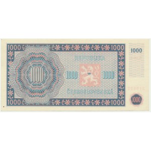 Československo, 1 000 korún 1945