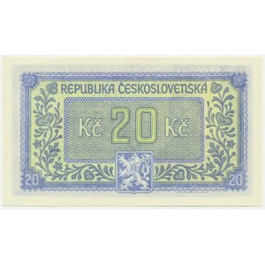 Československo, 20 korun (1945)