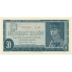 Československo, 50 korun 1948