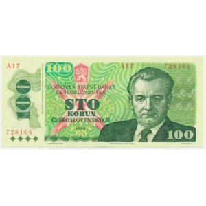Československo, 100 korún 1989