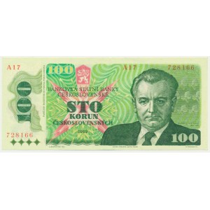 Československo, 100 korún 1989