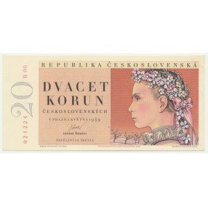 Czechoslovakia, 20 Korun 1949