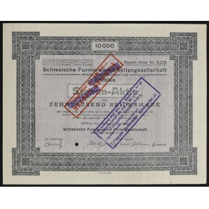 Wrocław, Schleschische Furnierwerke AG, 10,000 marks 1923