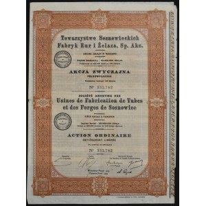 Towarzystwo Sosnowieckich Fabryk Rur i Żelaza S.A., 100 zł 1929