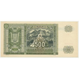 Slovensko, 500 Kč 1941