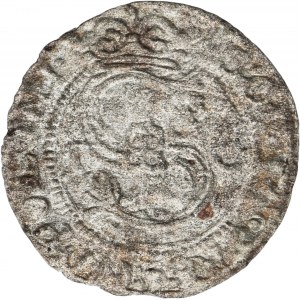 Sigismund III Vasa, Schilling Posen 1616 - EXTREMELY RARE, SIG on the shield side
