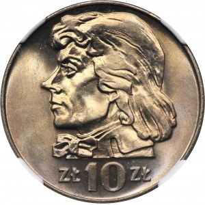 10 złotych 1969 Kościuszko - NGC MS68