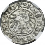 Sigismund I the Old, Schilling Danzig 1538 - NGC MS65