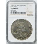 Augustus III of Poland, Thaler Leipzig 1755 EDC - NGC XF DETAILS