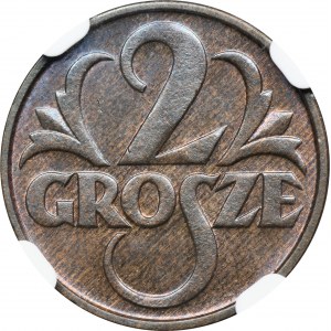 2 grosze 1933 - NGC MS65 BN - RZADKIE