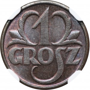 1 cent 1933 - NGC MS66 BN