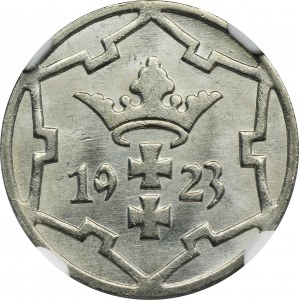 Free City of Danzig, 5 pfennige 1923 - NGC MS66