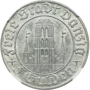 Slobodné mesto Gdansk, 5 guldenov 1932 Kostol - NCG MS61