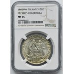 100 zlatých 1966 Mieszko i Dąbrówka - NGC MS65