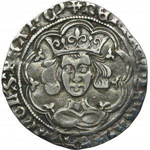 England, Lancaster, Henry VI, Groat London undated