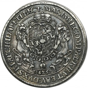 Germany, Electorate of Bavaria, Maximilian I, Thaler Munich 1625