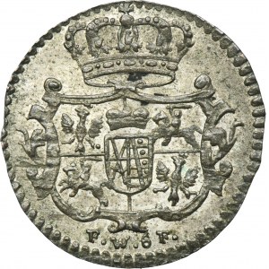 Augustus III of Poland, 3 Heller Dresden 1751 FWôF