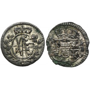 Set, Augustus III of Poland, Pfennig and Heller (2 pcs.)