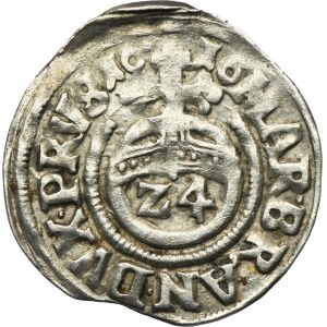 Germany, Archbishopric of Magdeburg, Christian Wilhelm von Brandenburg, 1/24 Thaler (groschen) Halle 1616