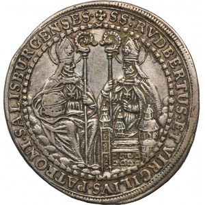 Austria, Archbishopric of Salzburg, Johann Ernst von Thun Hohenstein, 1/2 Thaler Salzburg 1707 - RARE