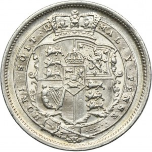 Veľká Británia, George III, 6 pencí 1816