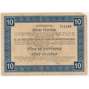 Čierna Hora, 10 perper 1917