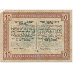 Montenegro, 10 Perper 1917