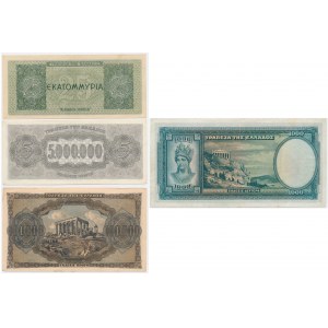 Greece, 1.000 - 25 Billion Drachmai 1939-45