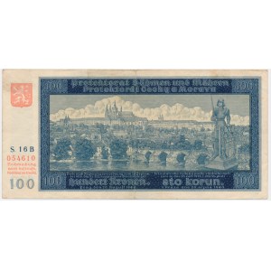Bohemia & Moravia, 100 Korun 1940 - I issue